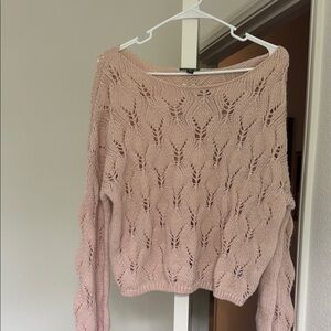 Pink Knit Sweater